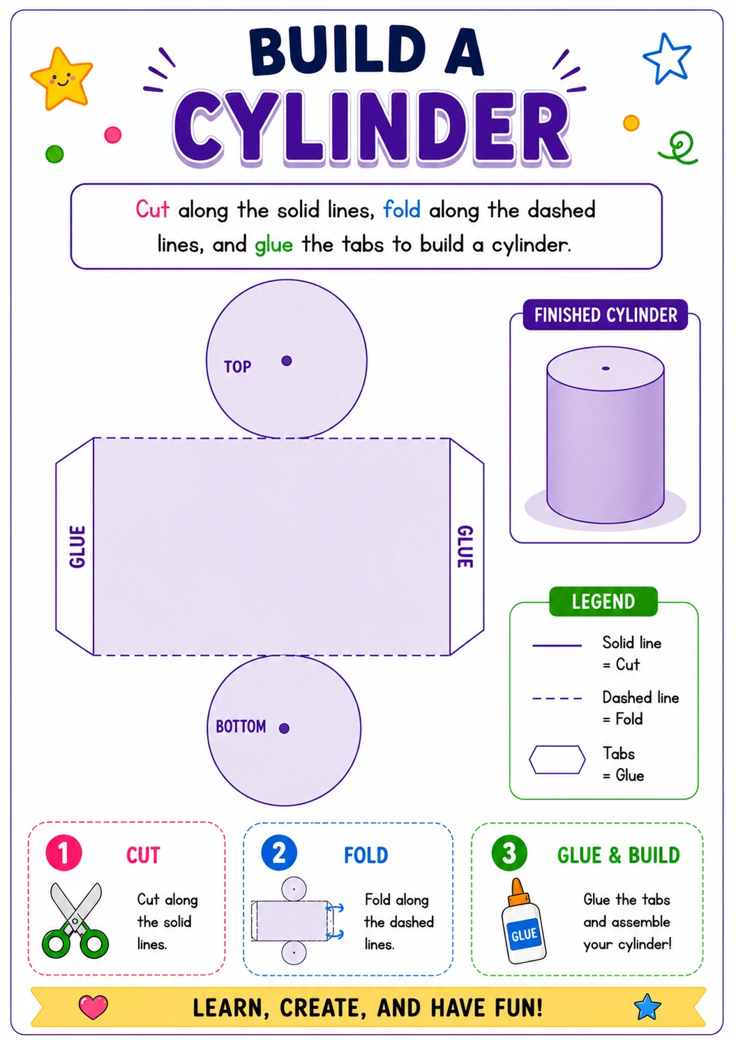 3D Shapes printable activities 7
