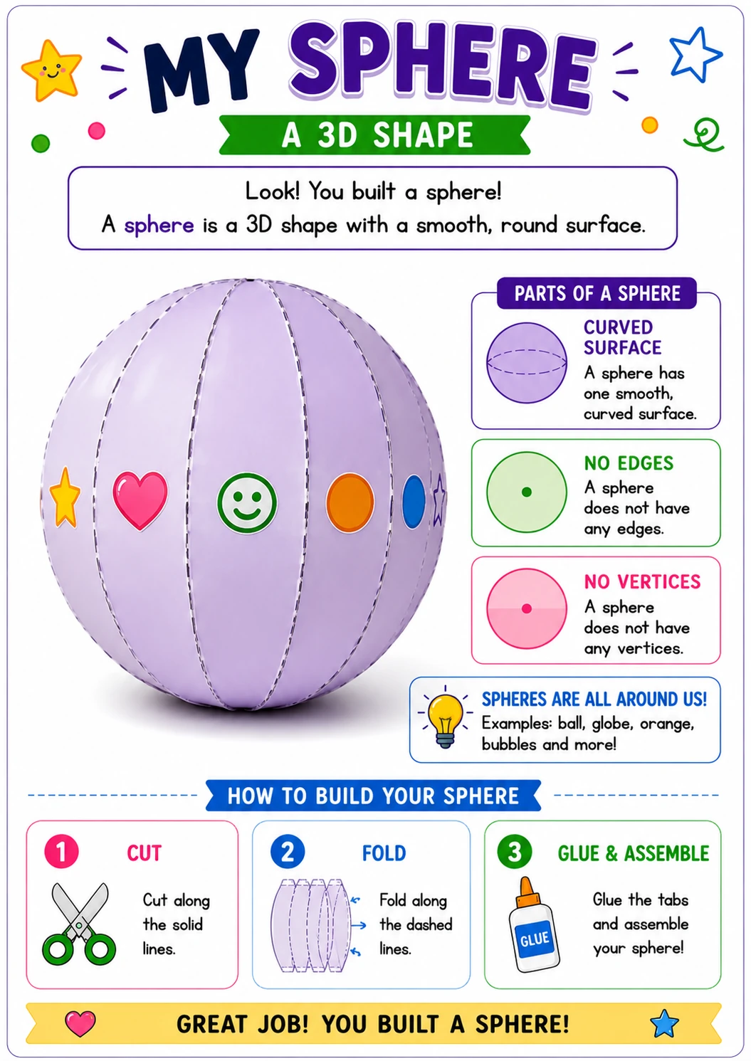 3D Shapes printable activities 6