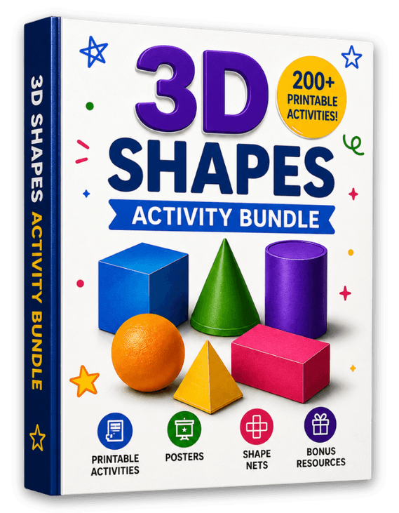 3D Shapes Activity Bundle — Basic